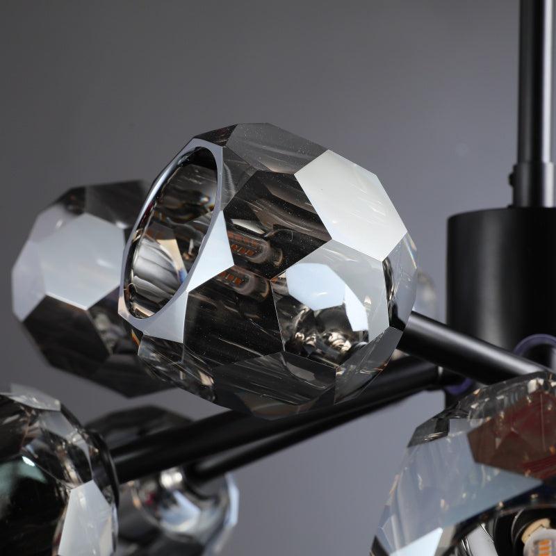 Billfz De Crystal Glass Round Chandelier 24"36"48"60"72" - Zelno