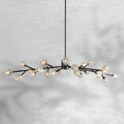 Billfz De Crystal Glass Round Chandelier 24"36"48"60"72" - Zelno