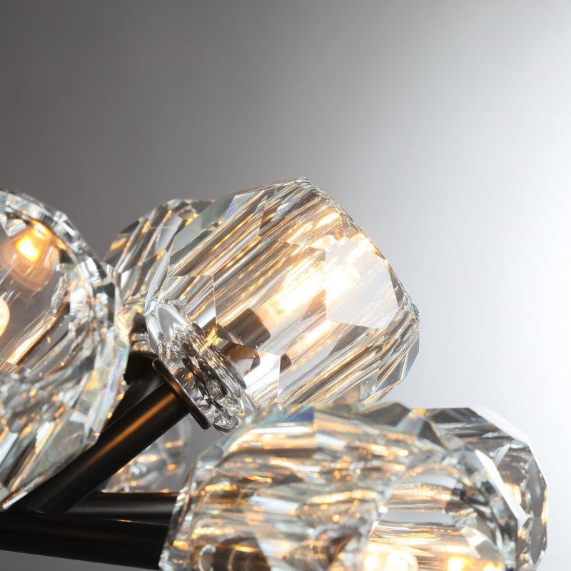 Billfz De Crystal Glass Round Chandelier 24"36"48"60"72" - Zelno