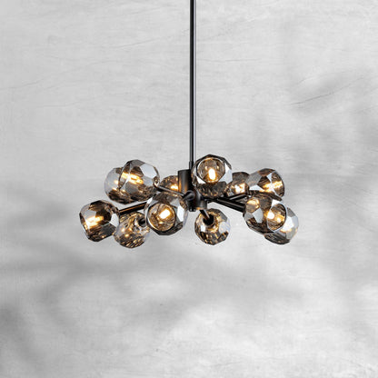 Billfz De Crystal Glass Round Chandelier 24"36"48"60"72" - Zelno