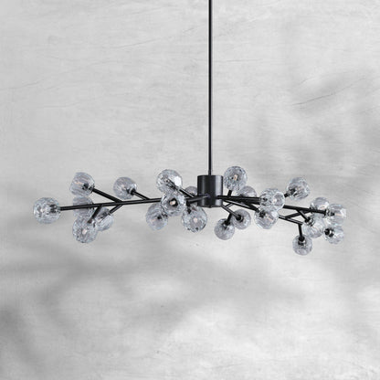 Billfz De Crystal Glass Round Chandelier 24"36"48"60"72" - Zelno