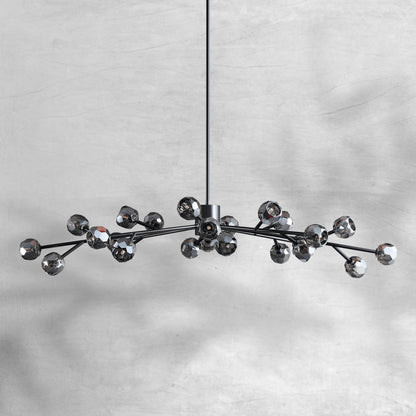 Billfz De Crystal Glass Round Chandelier 24"36"48"60"72" - Zelno