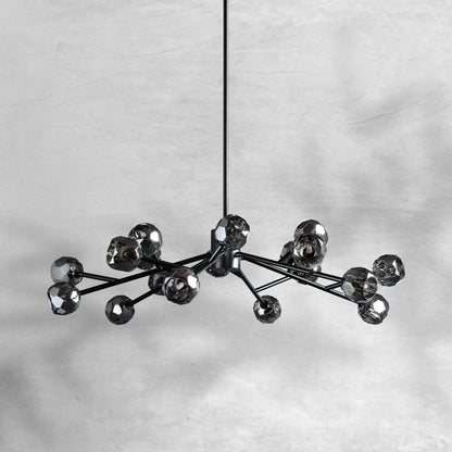 Billfz De Crystal Glass Round Chandelier 24"36"48"60"72" - Zelno