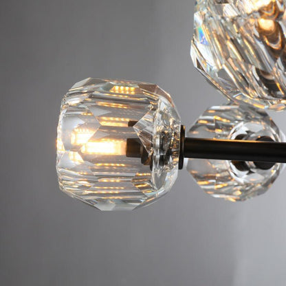 Billfz De Crystal Glass Round Chandelier 24"36"48"60"72" - Zelno