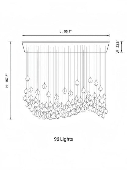 Bloom Chandelier - Zelno Lighting
