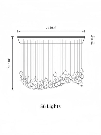 Bloom Chandelier - Zelno Lighting