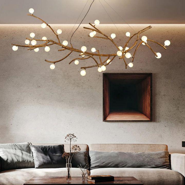 Boho Tree Branch Modern Chandelier - Zelno Lighting