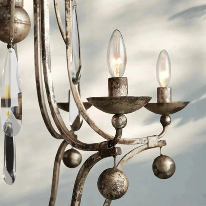 Bonitai Chandelier- Silver - Zelno Lighting