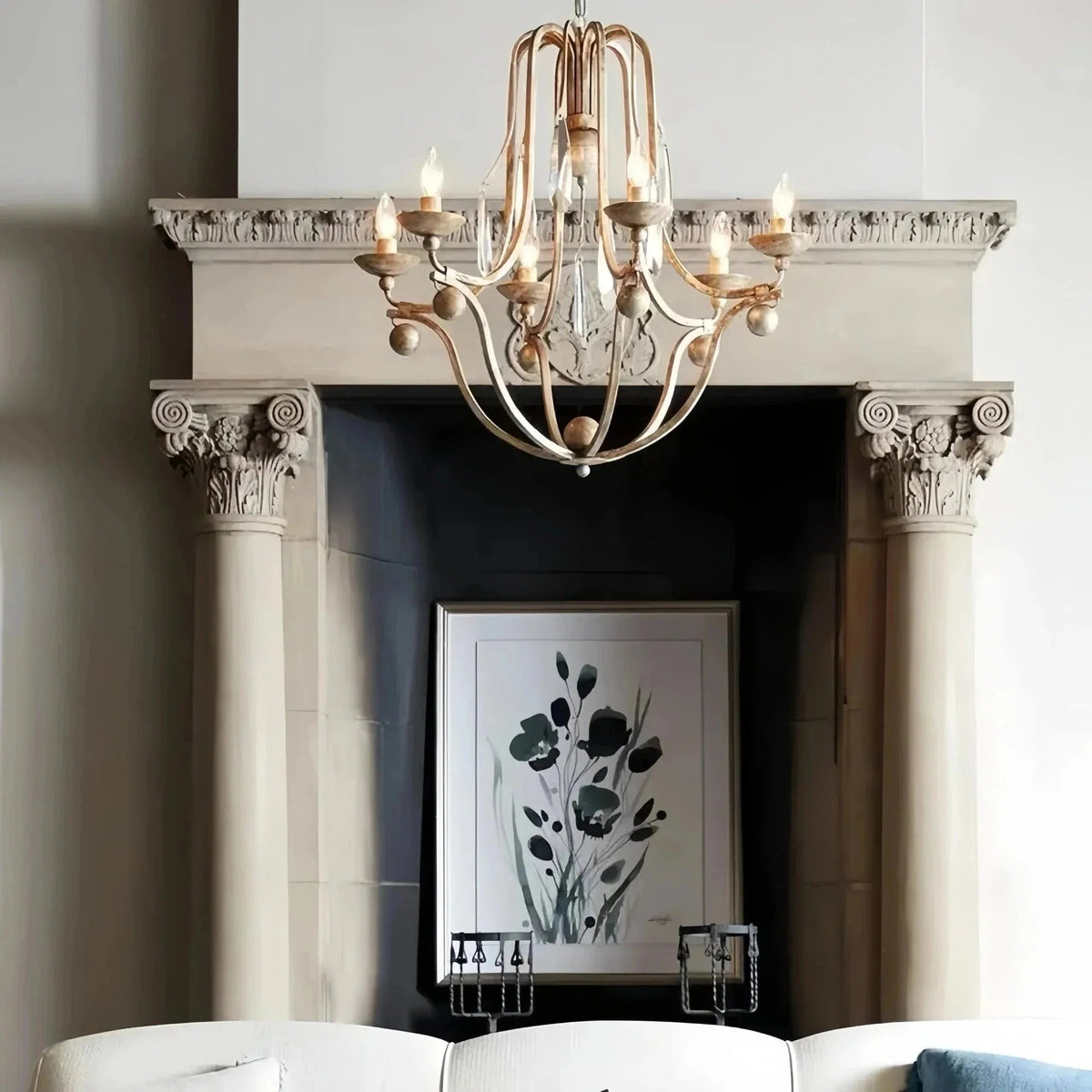 Bonitai Chandelier- Silver - Zelno Lighting