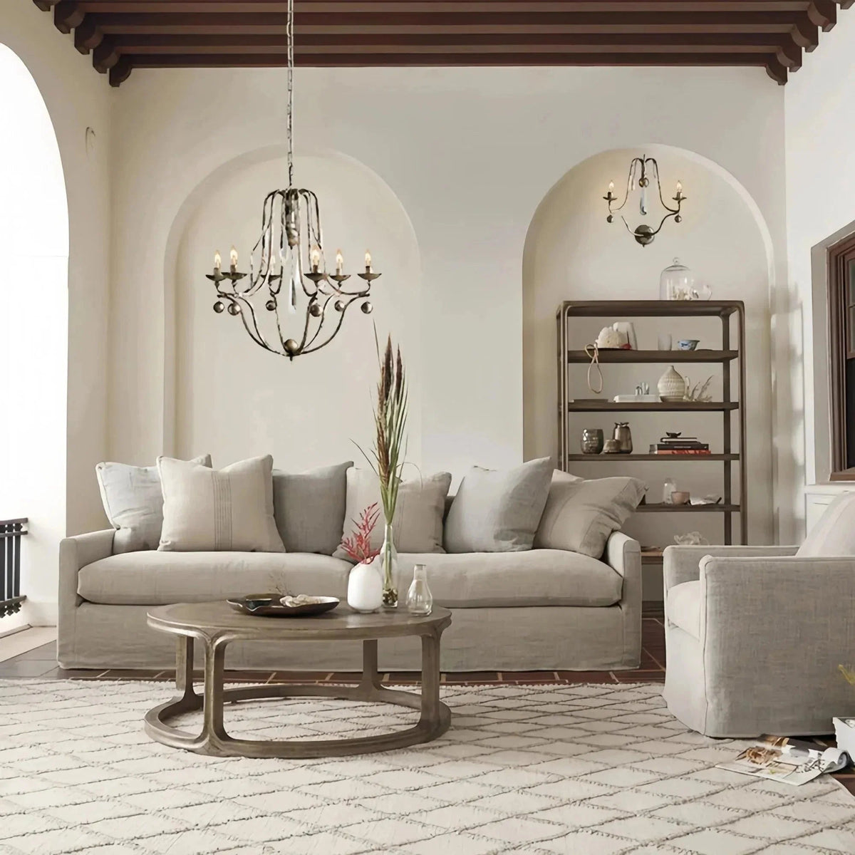 Bonitai Chandelier- Silver - Zelno Lighting