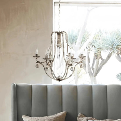 Bonitai Chandelier- Silver - Zelno Lighting