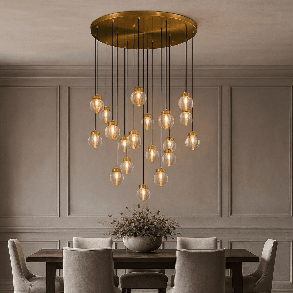 Bossen 19-Globe Modern Chandelier - Zelno