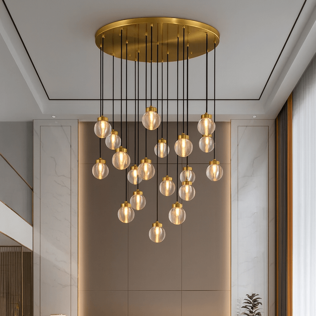 Bossen 19-Globe Modern Chandelier - Zelno