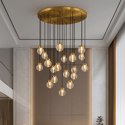 Bossen 19-Globe Modern Chandelier - Zelno