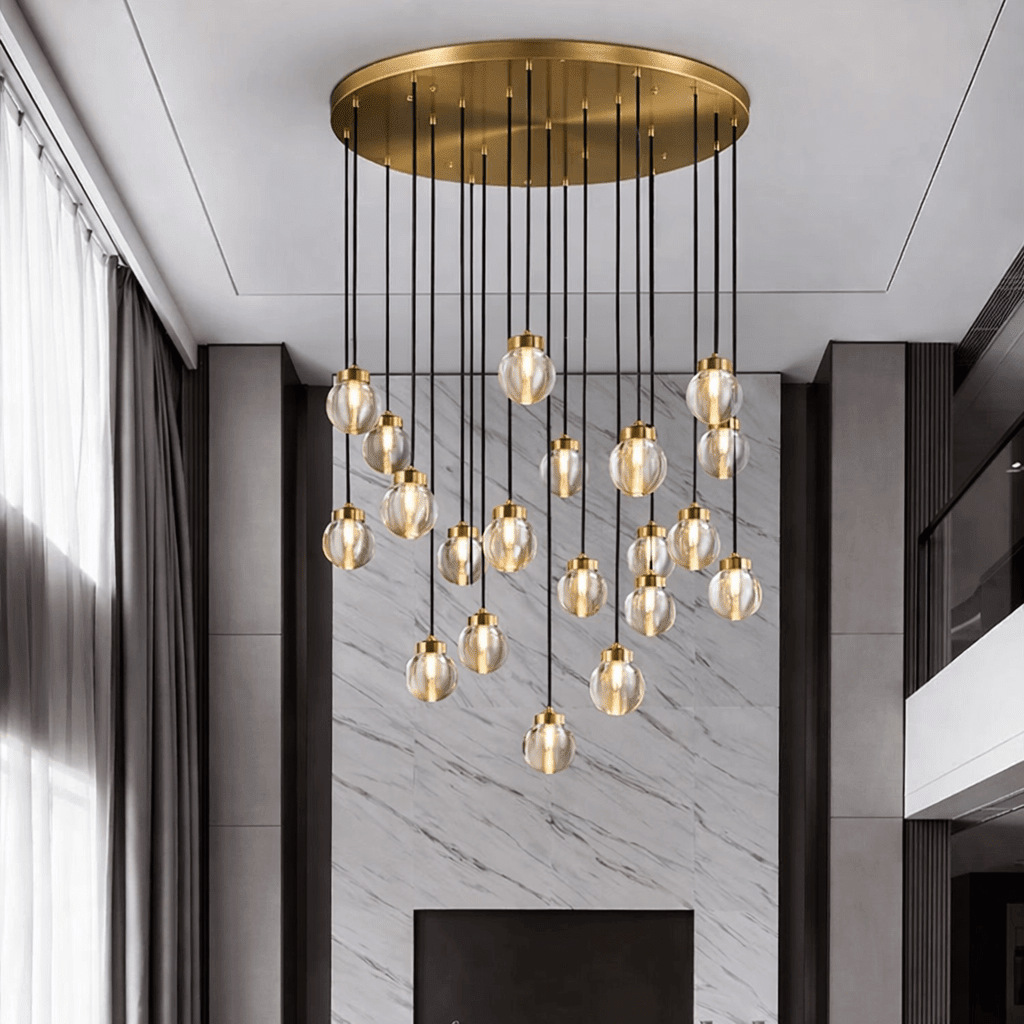 Bossen 19-Globe Modern Chandelier - Zelno
