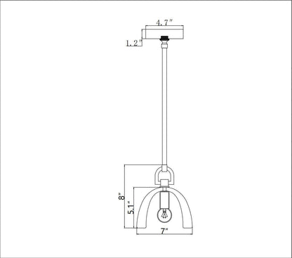 Botanyst Dome Pendant 7''11''14'' - Zelno Lighting