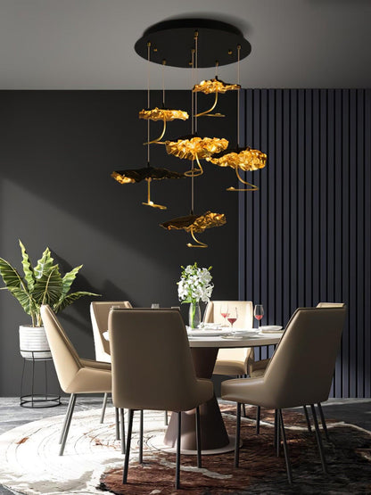 Brass Aviary Constellation Chandelier - Zelno Lighting