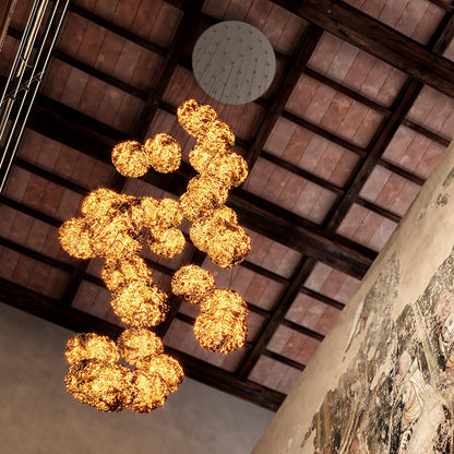 Brass Aviary Constellation Chandelier - Zelno Lighting
