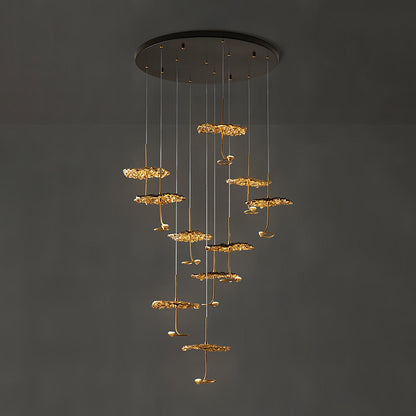 Brass Aviary Constellation Chandelier - Zelno Lighting