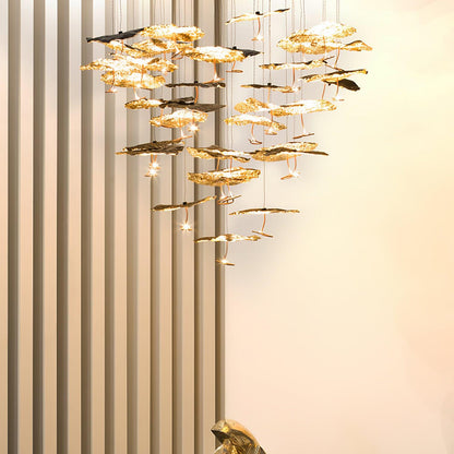 Brass Aviary Constellation Chandelier - Zelno Lighting