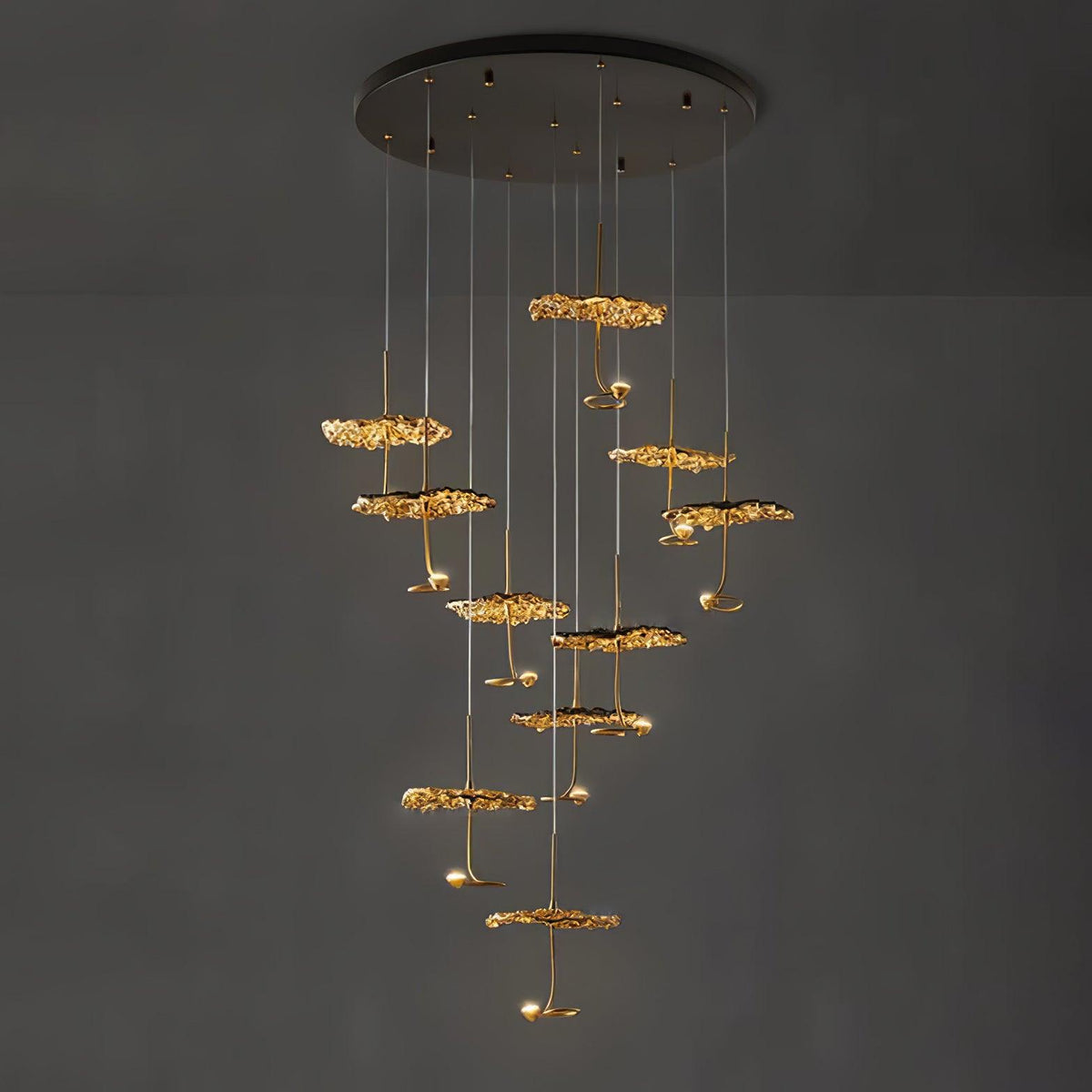 Brass Aviary Constellation Chandelier - Zelno Lighting