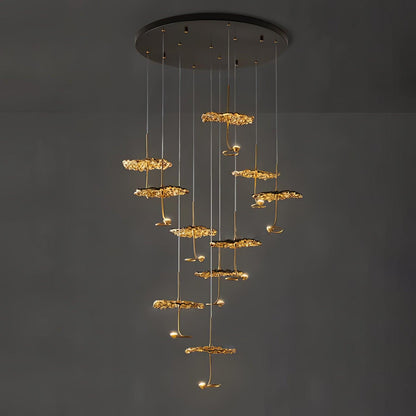 Brass Aviary Constellation Chandelier - Zelno Lighting