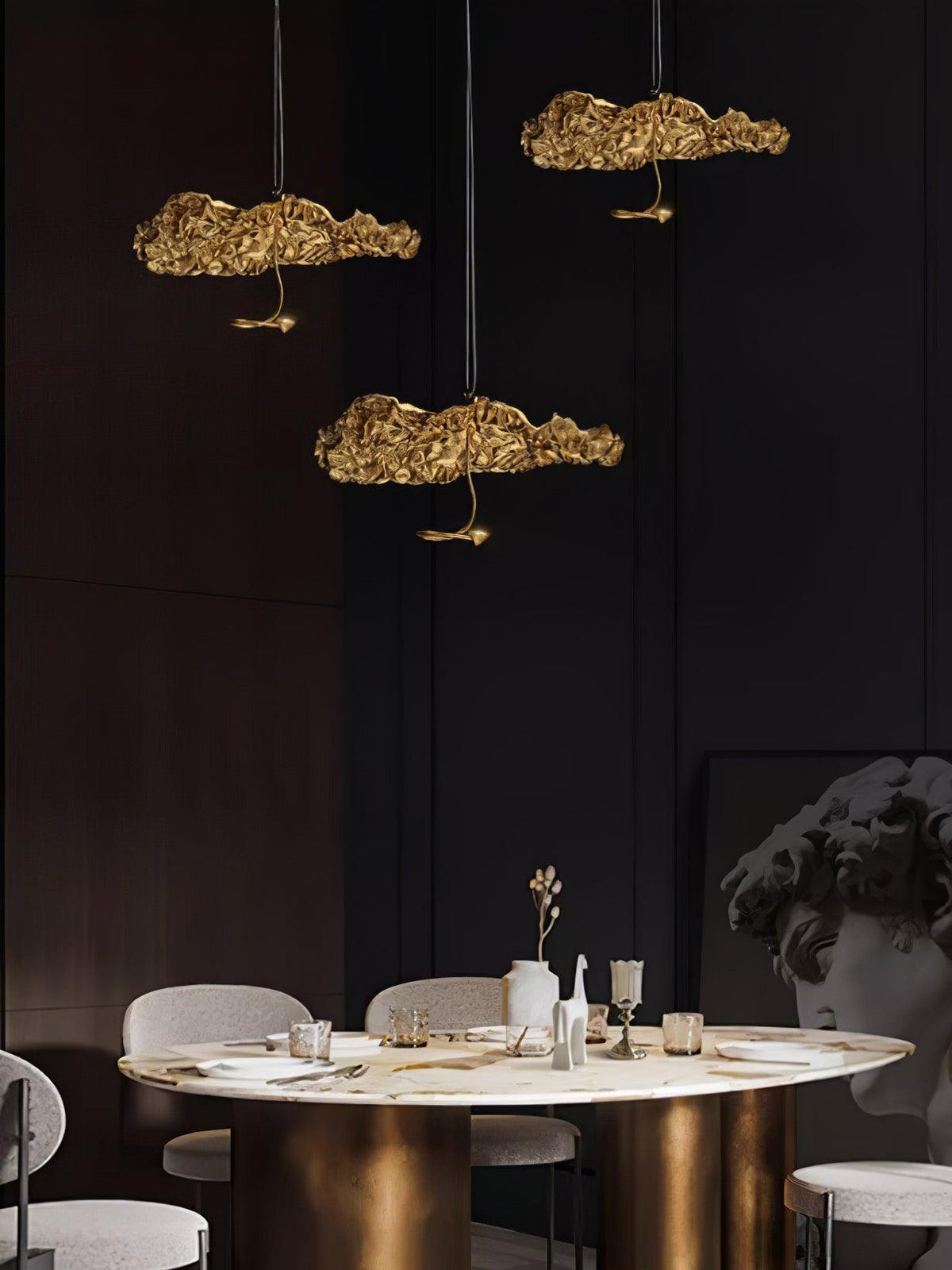 Brass Aviary Constellation Chandelier - Zelno Lighting