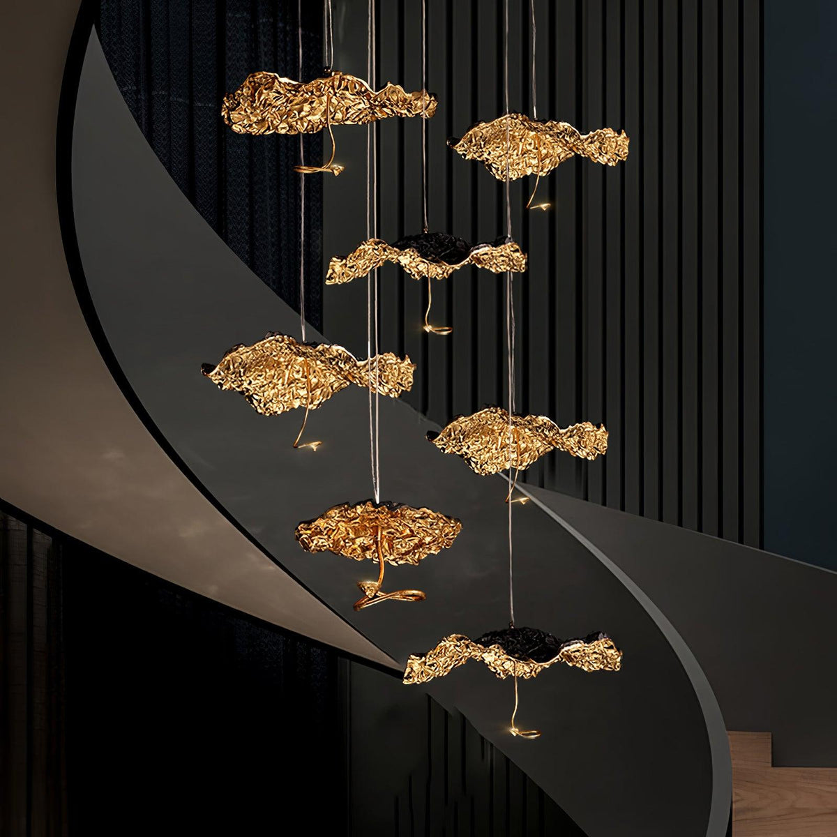 Brass Aviary Constellation Chandelier - Zelno Lighting