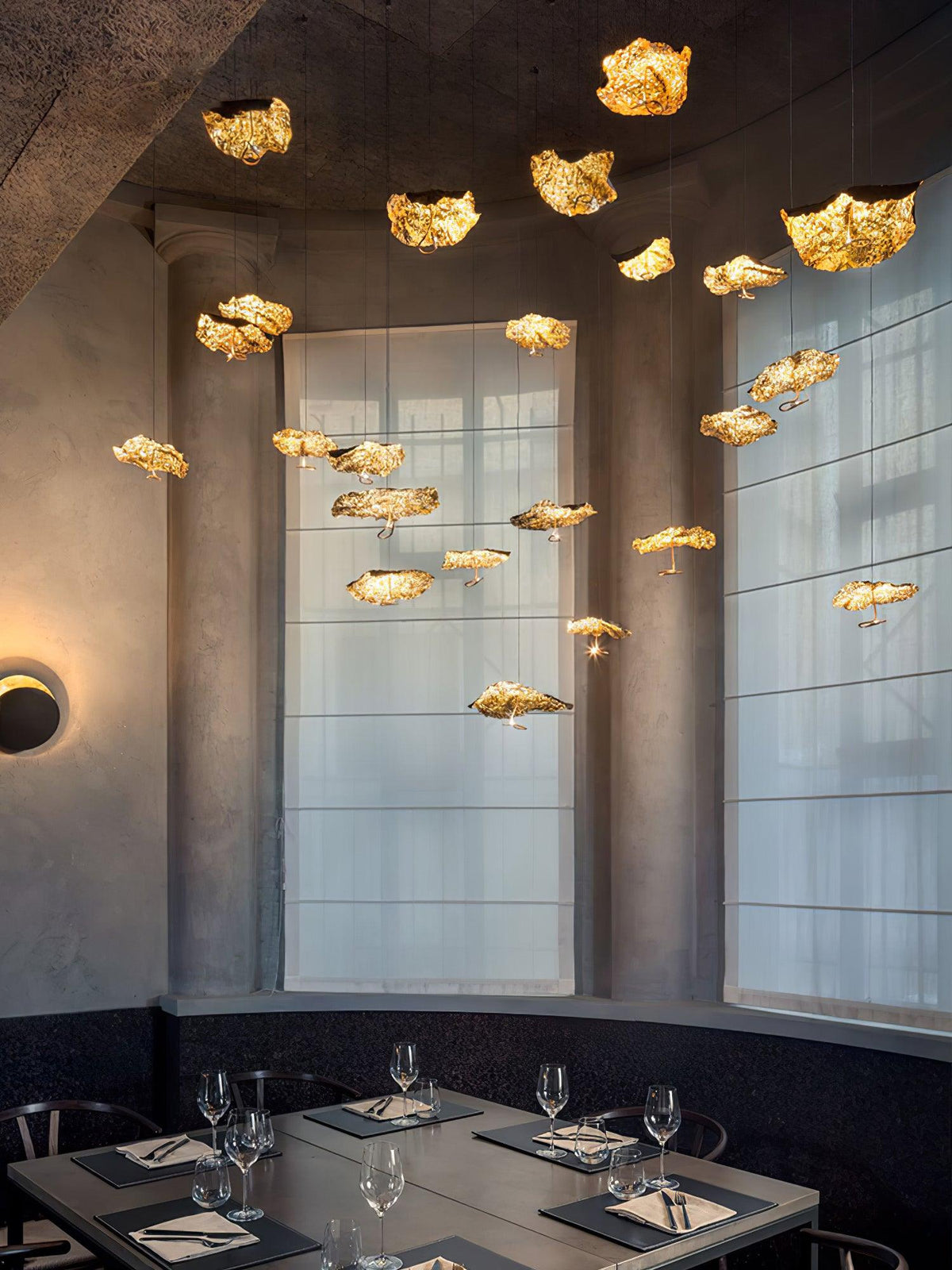 Brass Aviary Constellation Chandelier - Zelno Lighting