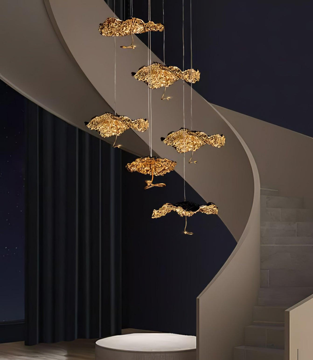 Brass Aviary Constellation Chandelier - Zelno Lighting