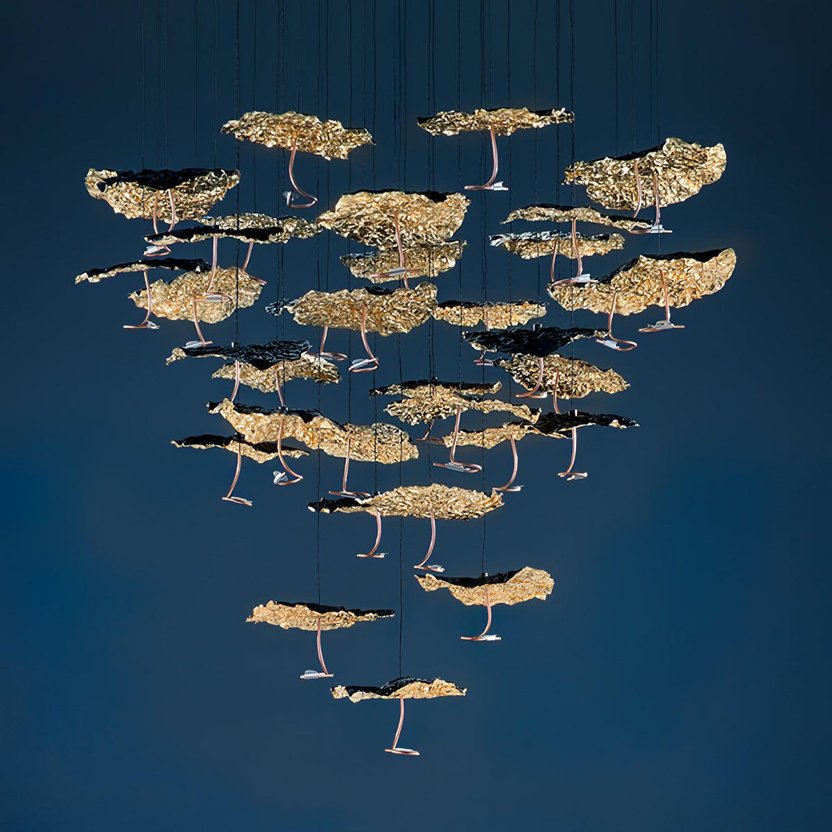 Brass Aviary Constellation Chandelier - Zelno Lighting