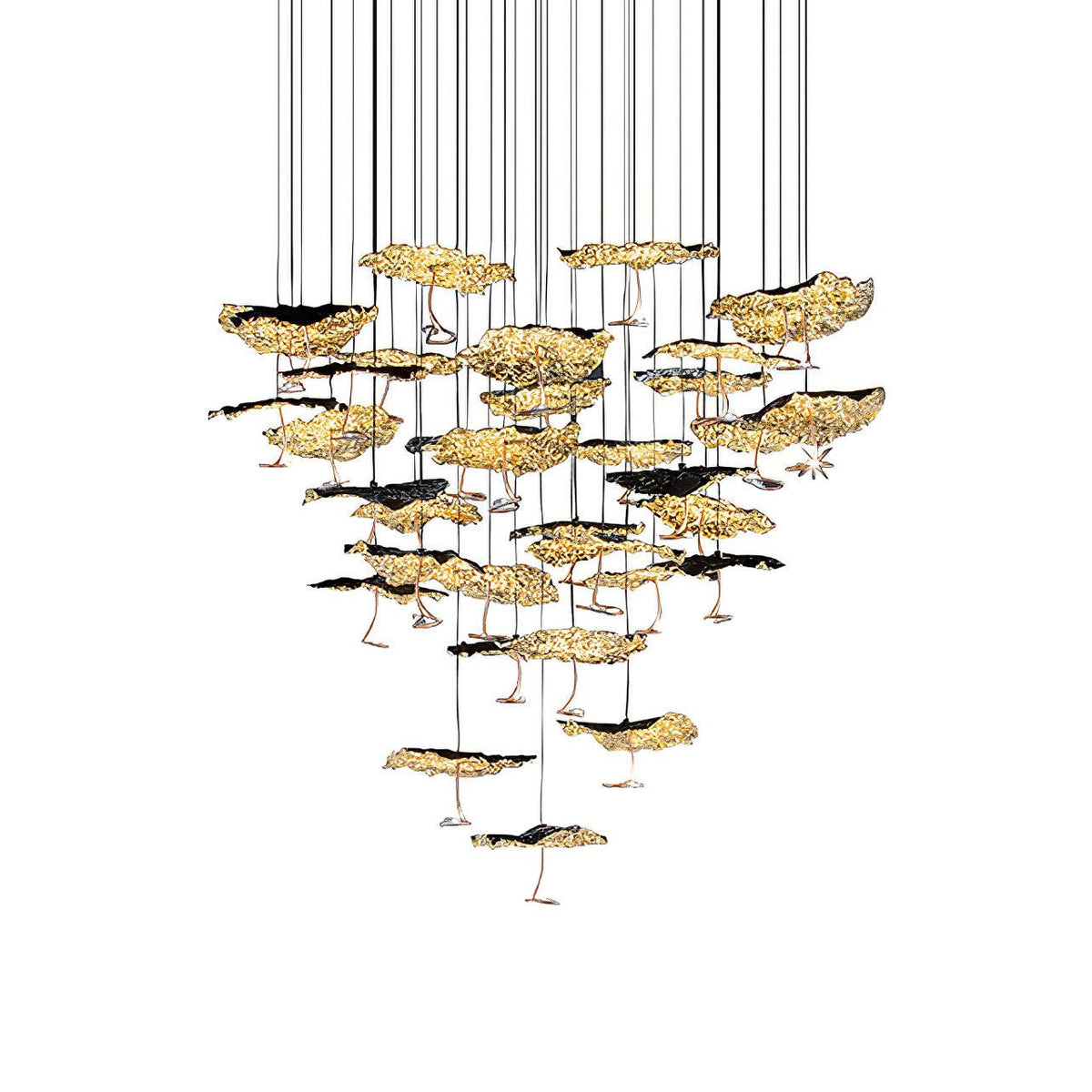 Brass Aviary Constellation Chandelier - Zelno Lighting