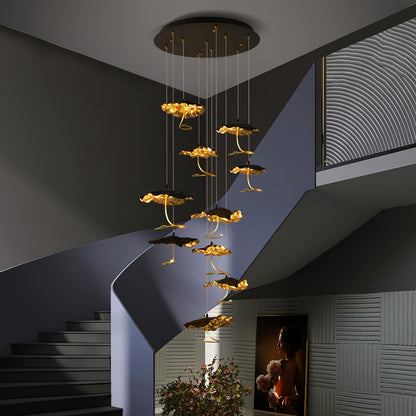 Brass Aviary Constellation Chandelier - Zelno Lighting