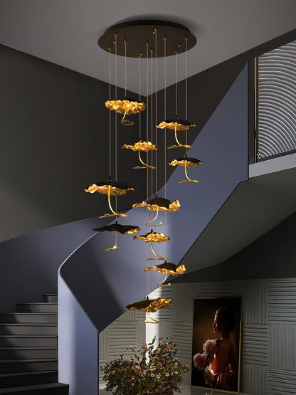 Brass Aviary Constellation Chandelier - Zelno Lighting