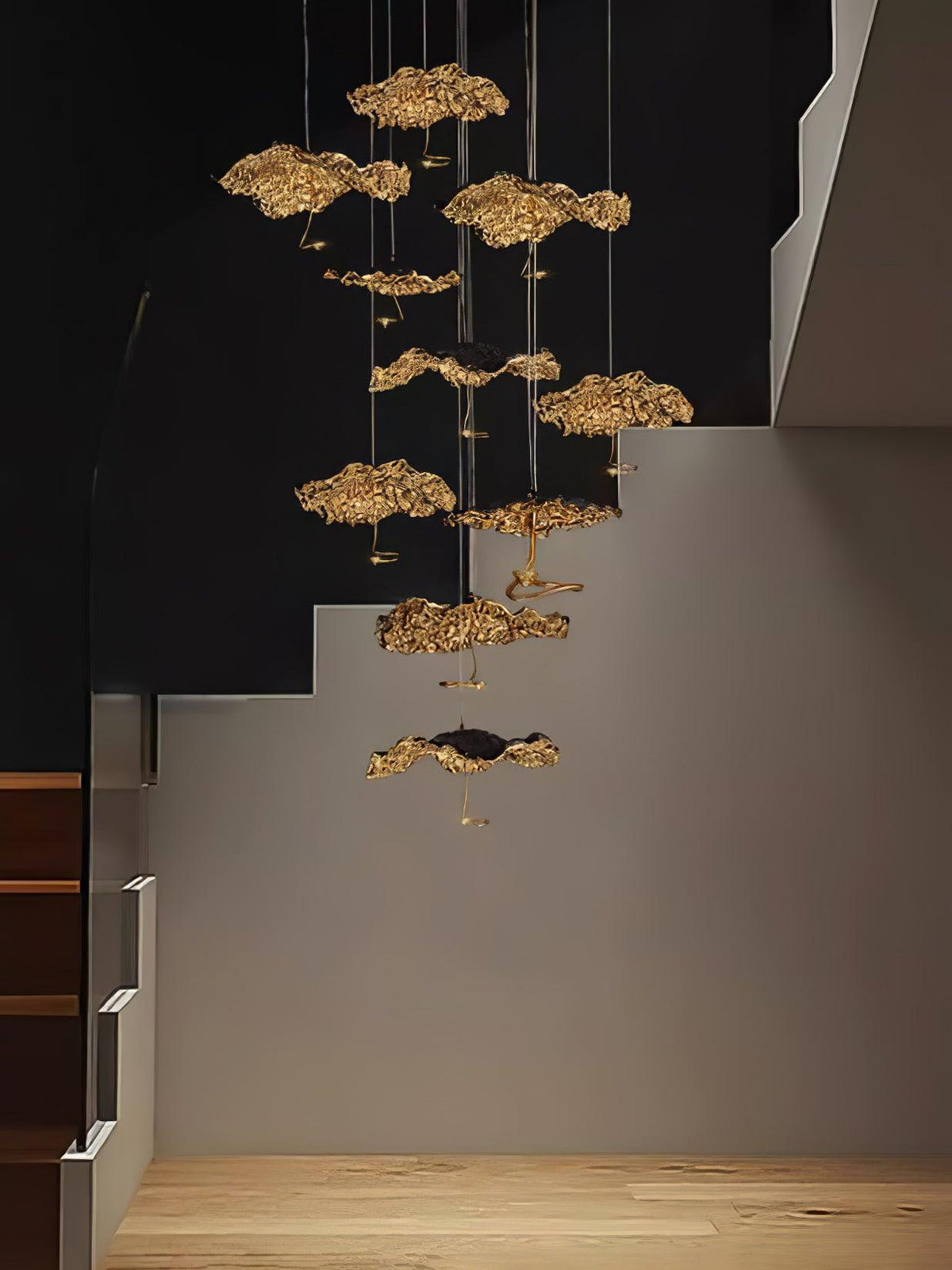 Brass Aviary Constellation Chandelier - Zelno Lighting