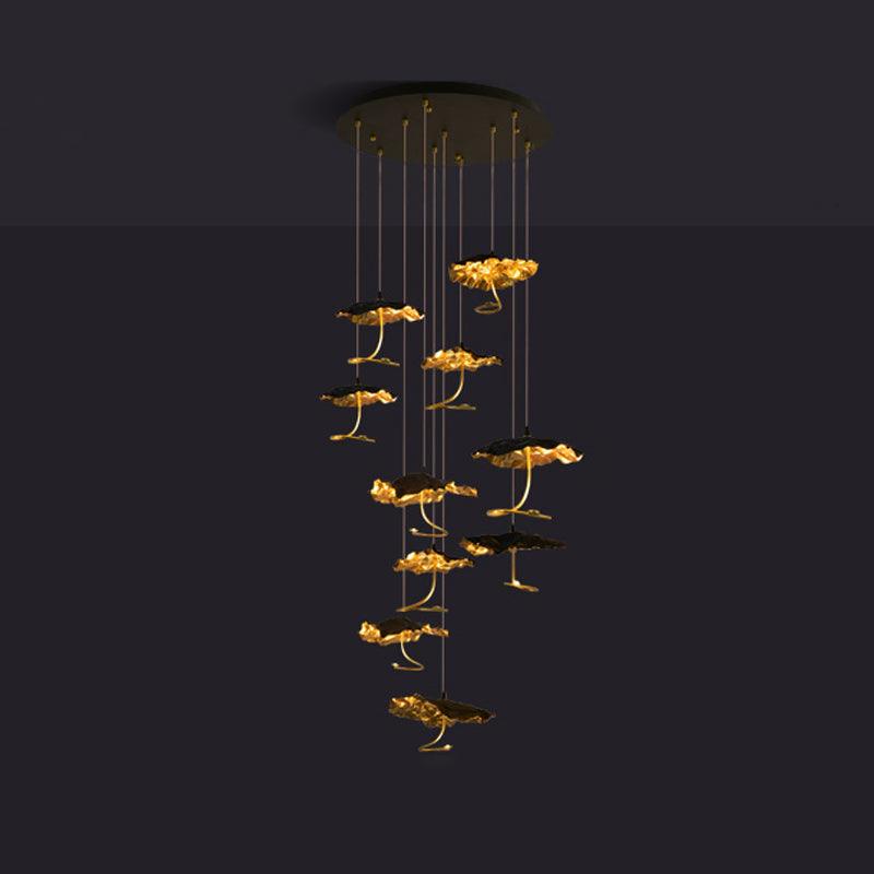 Brass Aviary Constellation Chandelier - Zelno Lighting