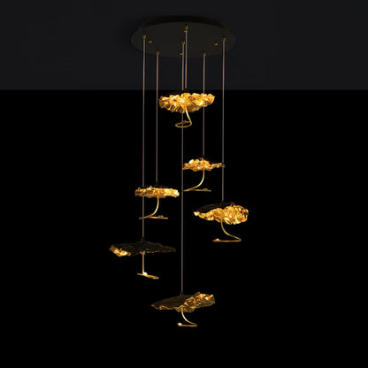 Brass Aviary Constellation Chandelier - Zelno Lighting