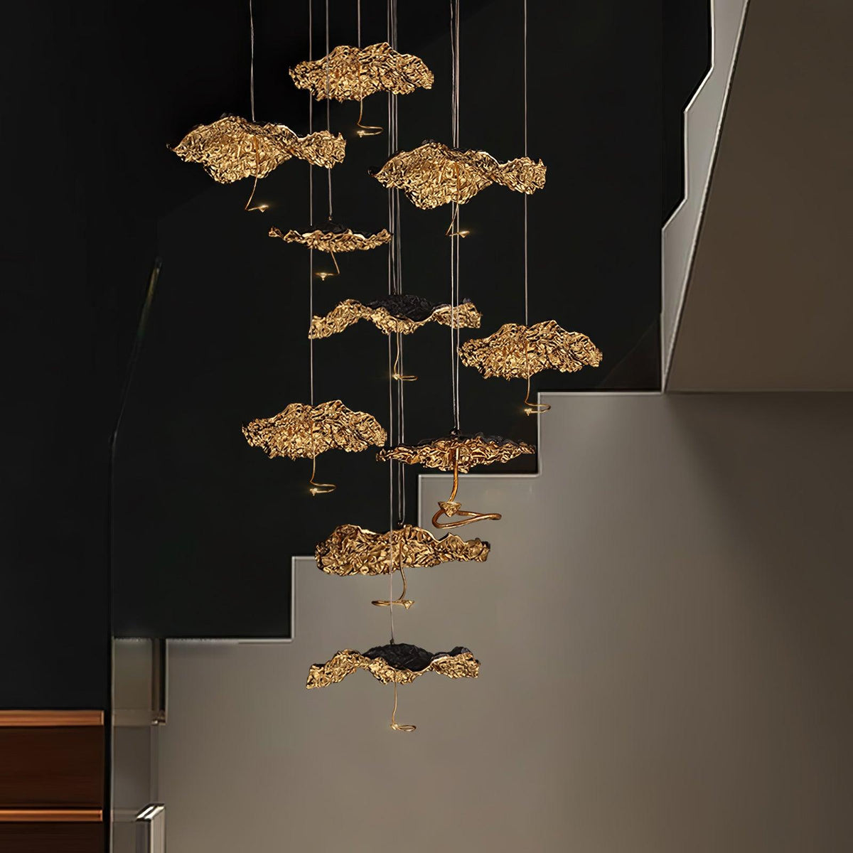 Brass Aviary Constellation Chandelier - Zelno Lighting