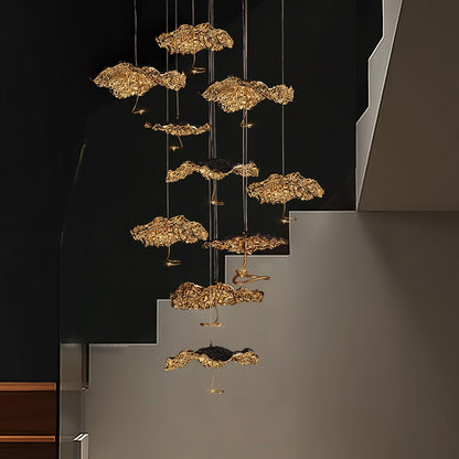 Brass Aviary Constellation Chandelier - Zelno Lighting