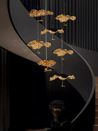 Brass Aviary Constellation Chandelier - Zelno Lighting