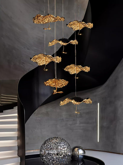 Brass Aviary Constellation Chandelier - Zelno Lighting