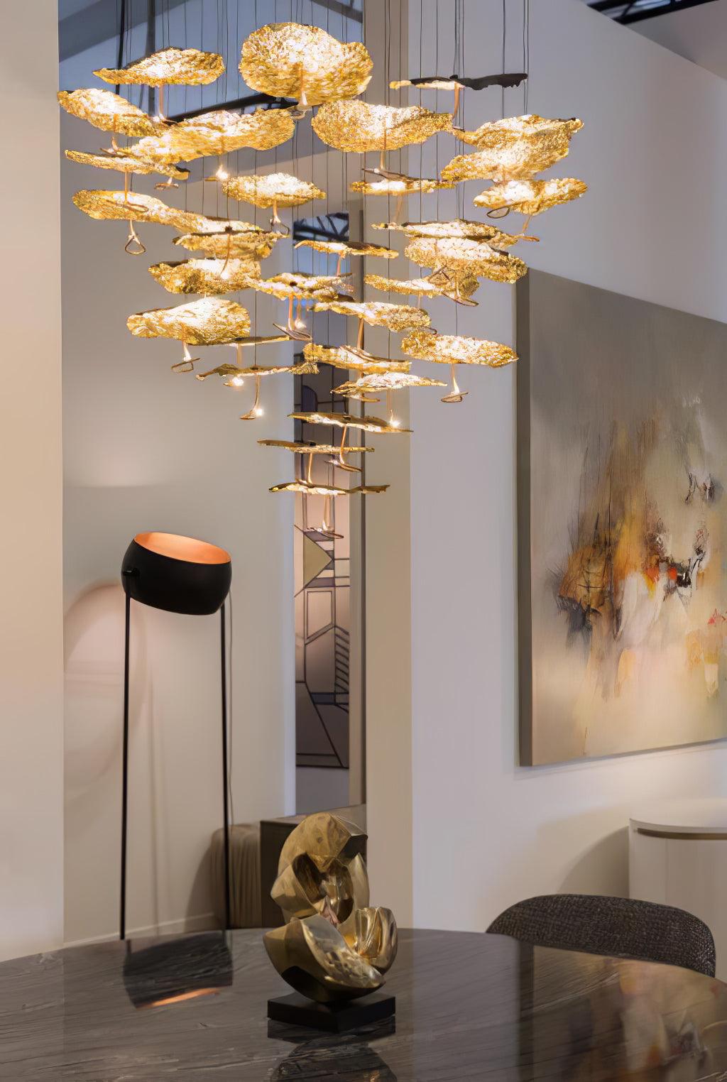 Brass Aviary Constellation Chandelier - Zelno Lighting