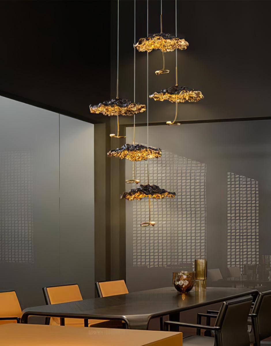 Brass Aviary Constellation Chandelier - Zelno Lighting