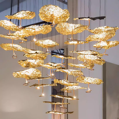 Brass Aviary Constellation Chandelier - Zelno Lighting
