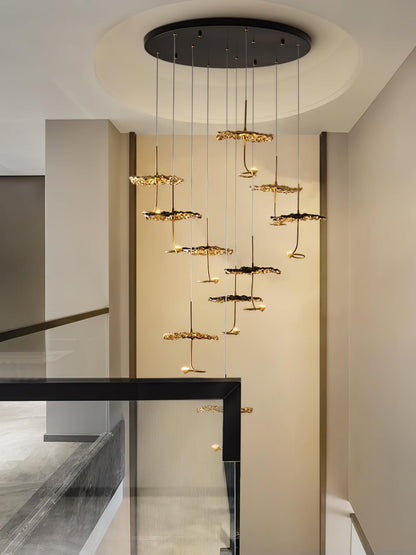 Brass Aviary Constellation Chandelier - Zelno Lighting