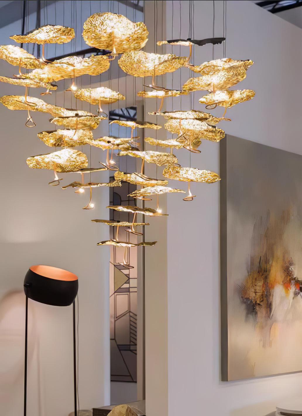 Brass Aviary Constellation Chandelier - Zelno Lighting