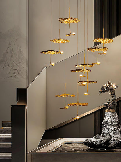 Brass Aviary Constellation Chandelier - Zelno Lighting