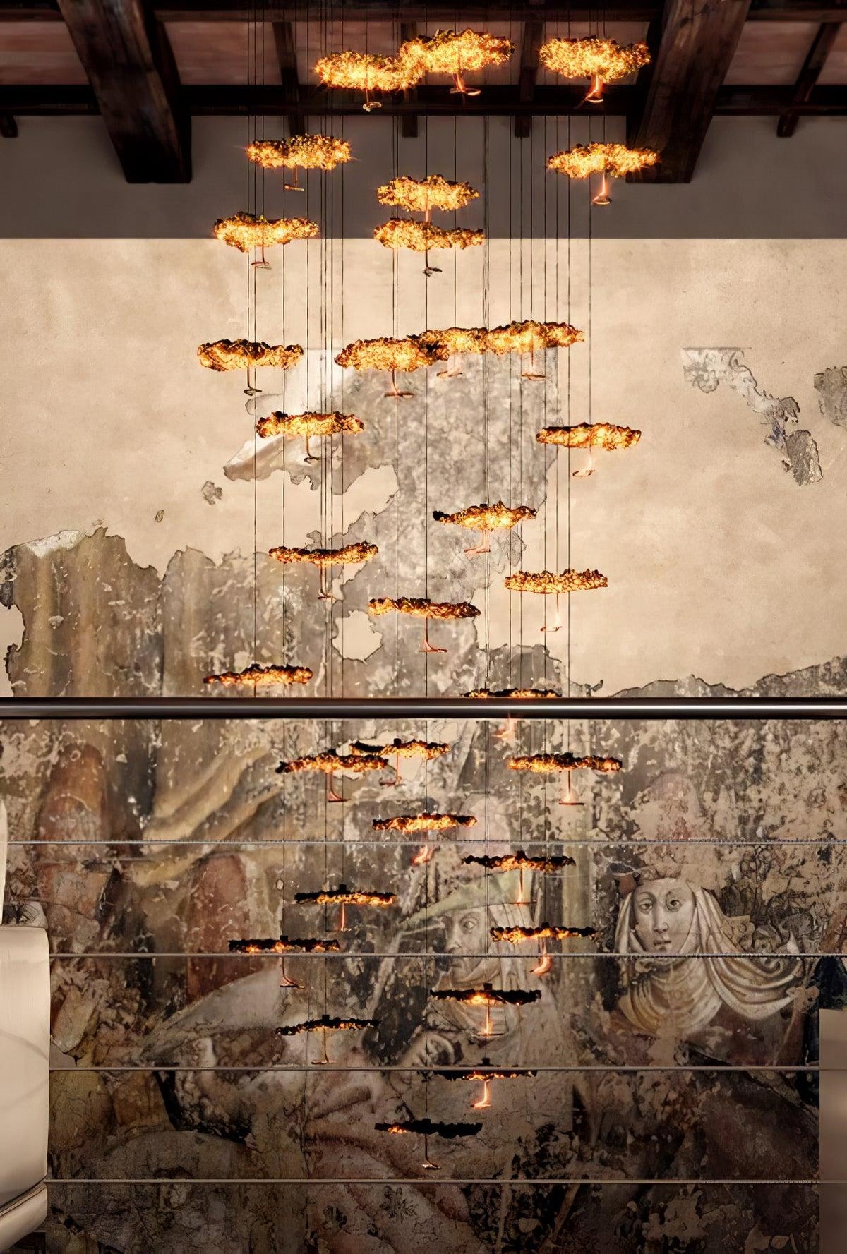 Brass Aviary Constellation Chandelier - Zelno Lighting