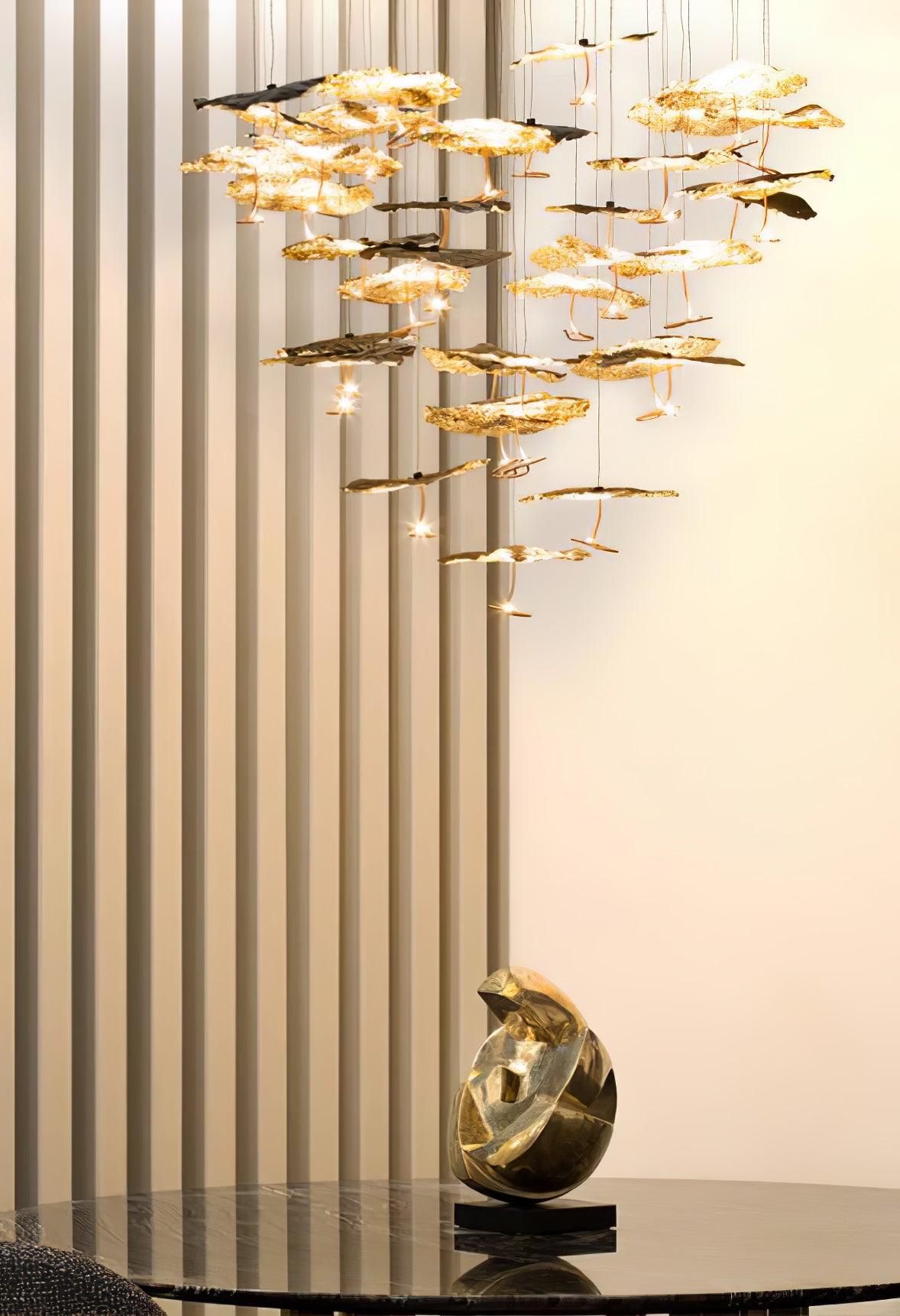 Brass Aviary Constellation Chandelier - Zelno Lighting