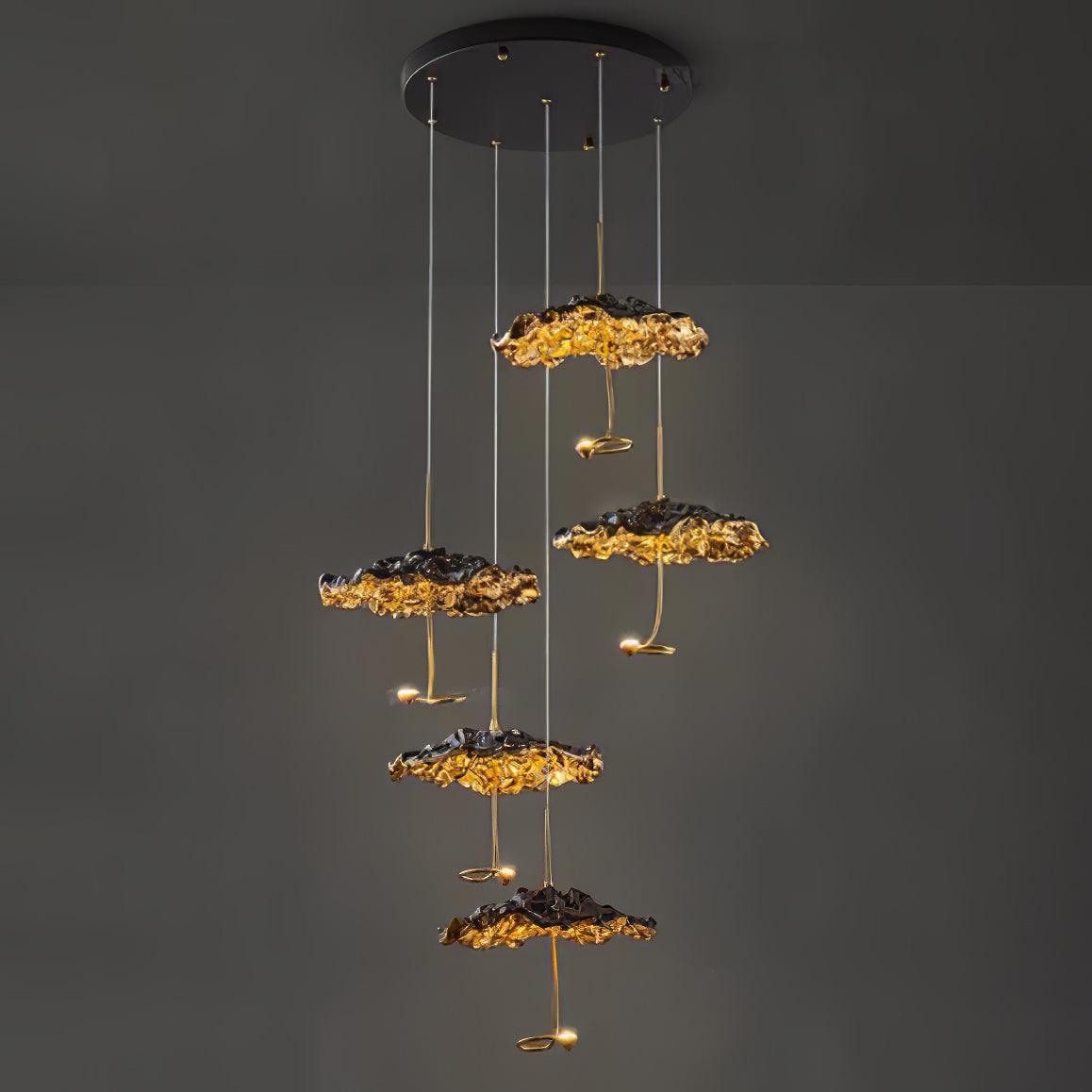 Brass Aviary Constellation Chandelier - Zelno Lighting